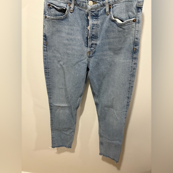 AGOLDE HIGH RISE SLIM FIT NICO JEANS - Picture 3 of 9